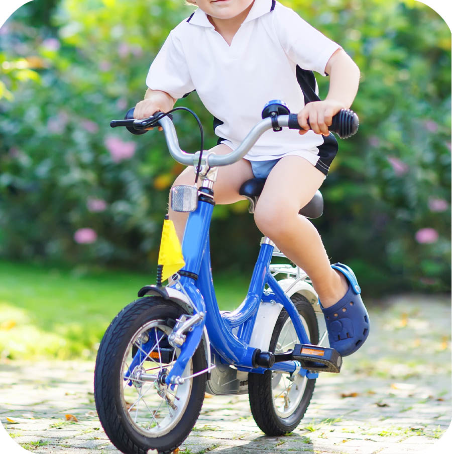 Children bicycle saddle